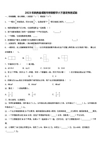 2023年陕西省咸阳市彬县数学六下期末预测试题含解析