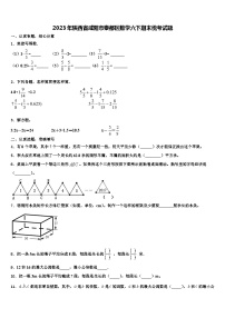 2023年陕西省咸阳市秦都区数学六下期末统考试题含解析