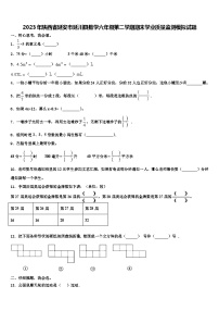 2023年陕西省延安市延川县数学六年级第二学期期末学业质量监测模拟试题含解析