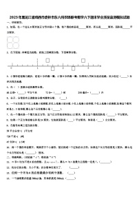 2023年黑龙江省鸡西市虎林市东六所农场联考数学六下期末学业质量监测模拟试题含解析