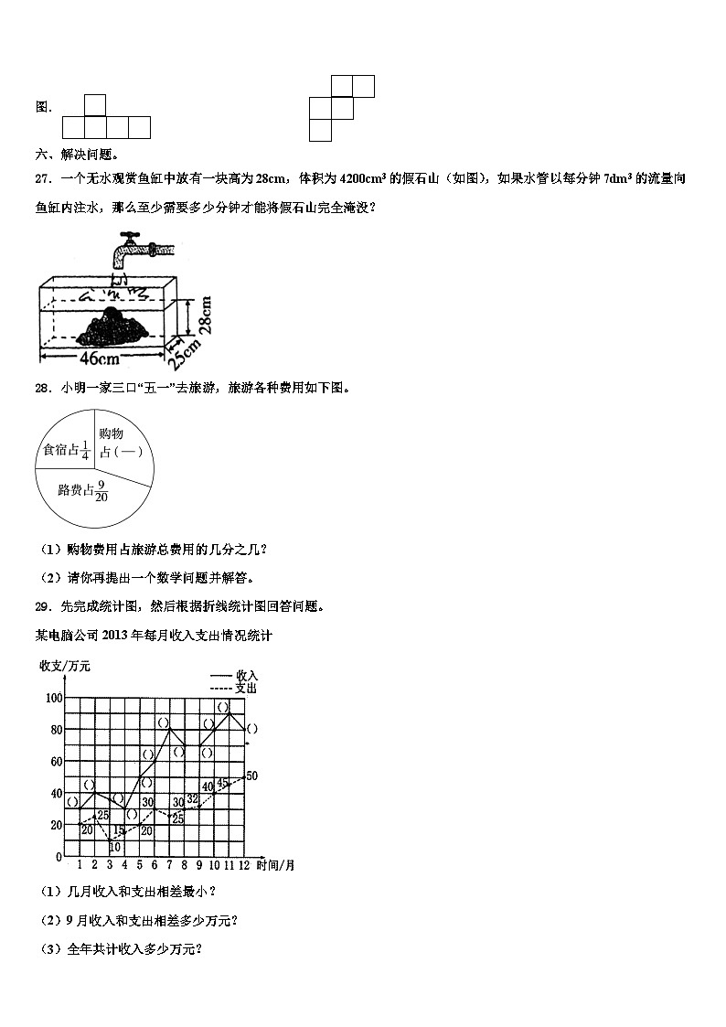 2023年黑龙江省绥化市兰西县数学六年级第二学期期末教学质量检测试题含解析第3页