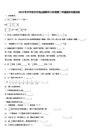 2023年齐齐哈尔市克山县数学六年级第二学期期末经典试题含解析