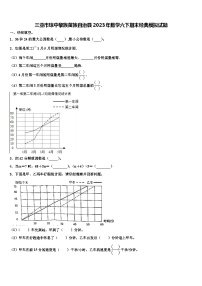 三亚市琼中黎族苗族自治县2023年数学六下期末经典模拟试题含解析