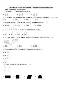 上海市闸北区2023年数学六年级第二学期期末学业水平测试模拟试题含解析