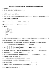 临清市2023年数学六年级第二学期期末学业质量监测模拟试题含解析