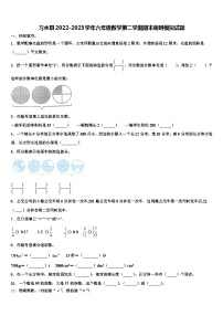 习水县2022-2023学年六年级数学第二学期期末调研模拟试题含解析