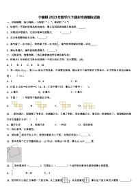 于都县2023年数学六下期末检测模拟试题含解析