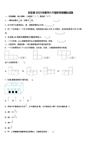 亚东县2023年数学六下期末检测模拟试题含解析