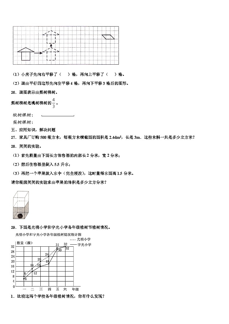 伊春市翠峦区2023年六年级数学第二学期期末复习检测试题含解析第3页
