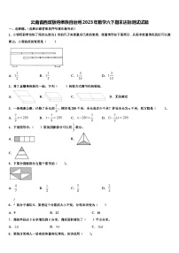 云南省西双版纳傣族自治州2023年数学六下期末达标测试试题含解析