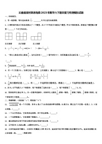 云南省梁河县遮岛镇2023年数学六下期末复习检测模拟试题含解析