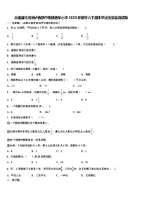 云南省红河州泸西县中枢镇西华小学2023年数学六下期末学业质量监测试题含解析