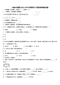 六盘水市盘县2022-2023学年数学六下期末联考模拟试题含解析