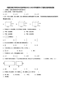 内蒙古通辽市科尔沁左翼中旗2022-2023学年数学六下期末达标检测试题含解析