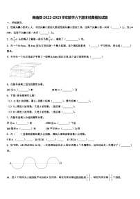 商南县2022-2023学年数学六下期末经典模拟试题含解析