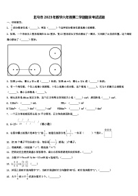 北屯市2023年数学六年级第二学期期末考试试题含解析