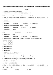 云南省文山壮族苗族自治州马关县2023年六年级数学第二学期期末学业水平测试模拟试题含解析