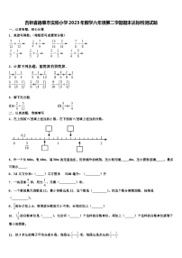 吉林省德惠市实验小学2023年数学六年级第二学期期末达标检测试题含解析