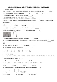 哈尔滨市通河县2023年数学六年级第二学期期末综合测试模拟试题含解析