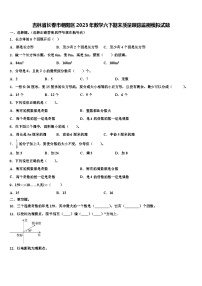 吉林省长春市朝阳区2023年数学六下期末质量跟踪监视模拟试题含解析