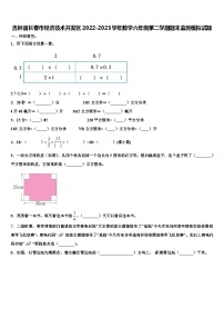 吉林省长春市经济技术开发区2022-2023学年数学六年级第二学期期末监测模拟试题含解析