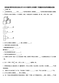 吉林省长春市经开区实验小学2023年数学六年级第二学期期末质量检测模拟试题含解析