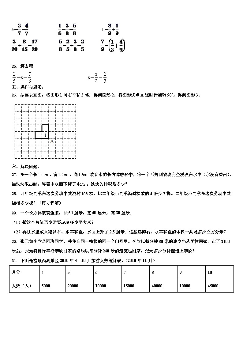 唐海县2023年数学六年级第二学期期末综合测试模拟试题含解析第3页