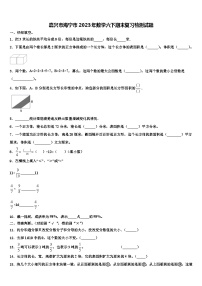 嘉兴市海宁市2023年数学六下期末复习检测试题含解析