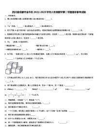 四川省成都市金牛区2022-2023学年六年级数学第二学期期末联考试题含解析