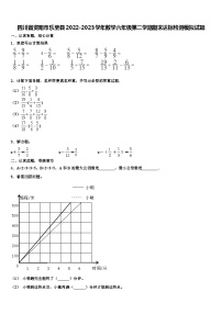 四川省资阳市乐至县2022-2023学年数学六年级第二学期期末达标检测模拟试题含解析