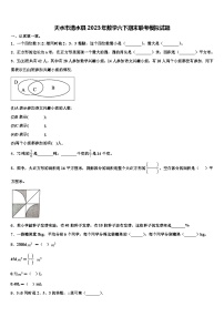 天水市清水县2023年数学六下期末联考模拟试题含解析