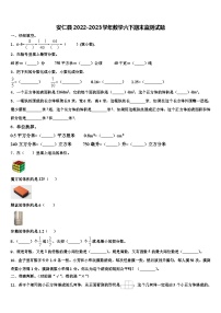 安仁县2022-2023学年数学六下期末监测试题含解析