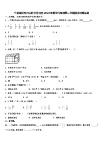 宁夏银川市兴庆区毕业检测2023年数学六年级第二学期期末经典试题含解析