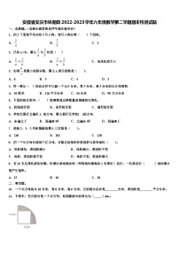 安徽省安庆市枞阳县2022-2023学年六年级数学第二学期期末检测试题含解析