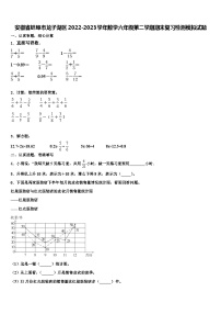 安徽省蚌埠市龙子湖区2022-2023学年数学六年级第二学期期末复习检测模拟试题含解析