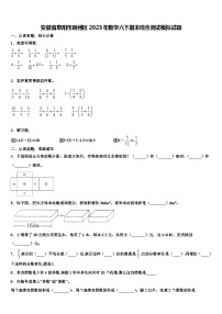 安徽省阜阳市颍州区2023年数学六下期末综合测试模拟试题含解析