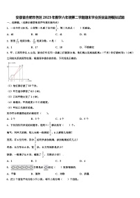 安徽省合肥市各区2023年数学六年级第二学期期末学业质量监测模拟试题含解析