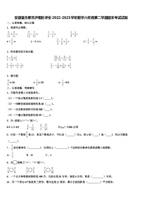 安徽省合肥市庐阳区评价2022-2023学年数学六年级第二学期期末考试试题含解析