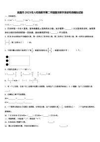 宜昌市2023年六年级数学第二学期期末教学质量检测模拟试题含解析