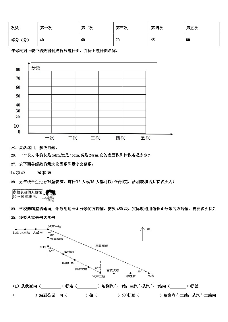 宜昌市宜都市2023年六年级数学第二学期期末复习检测模拟试题含解析第3页