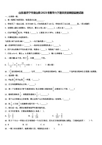 山东省济宁市梁山县2023年数学六下期末质量跟踪监视试题含解析