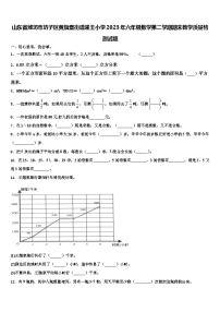 山东省潍坊市坊子区黄旗堡街道逄王小学2023年六年级数学第二学期期末教学质量检测试题含解析