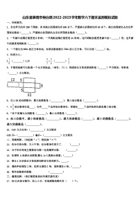 山东省淄博市桓台县2022-2023学年数学六下期末监测模拟试题含解析