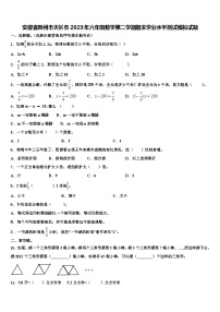 安徽省滁州市天长市2023年六年级数学第二学期期末学业水平测试模拟试题含解析