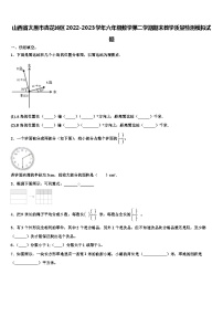 山西省太原市杏花岭区2022-2023学年六年级数学第二学期期末教学质量检测模拟试题含解析