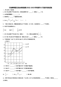 巴音郭楞蒙古自治州博湖县2022-2023学年数学六下期末检测试题含解析