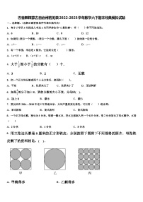 巴音郭楞蒙古自治州若羌县2022-2023学年数学六下期末经典模拟试题含解析