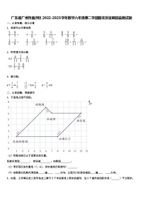 广东省广州市南沙区2022-2023学年数学六年级第二学期期末质量跟踪监视试题含解析