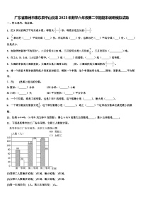 广东省惠州市惠东县平山街道2023年数学六年级第二学期期末调研模拟试题含解析