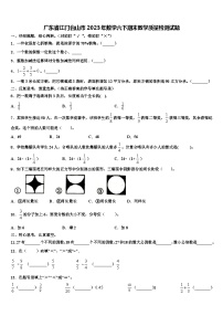 广东省江门台山市2023年数学六下期末教学质量检测试题含解析